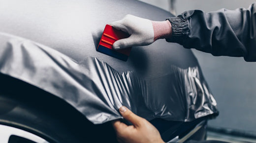 application of a car vinyl decal