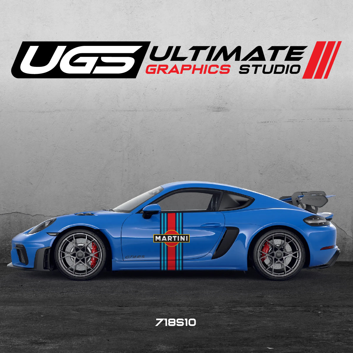 Porsche Cayman Vinyl Decals Graphics Custom Design