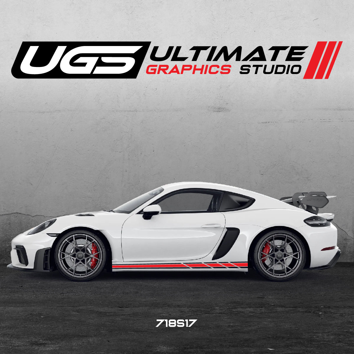 Porsche Cayman Vinyl Decals Graphics Custom Design