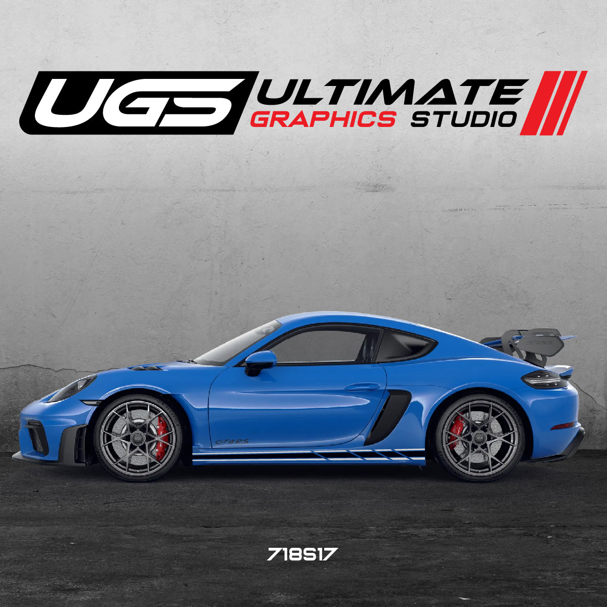Porsche Cayman Vinyl Decals Graphics Custom Design