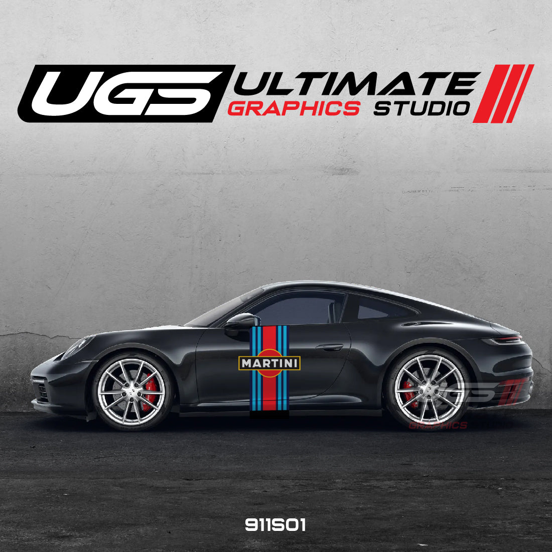 Porsche Carrera Vinyl Decals Graphics Custom Design