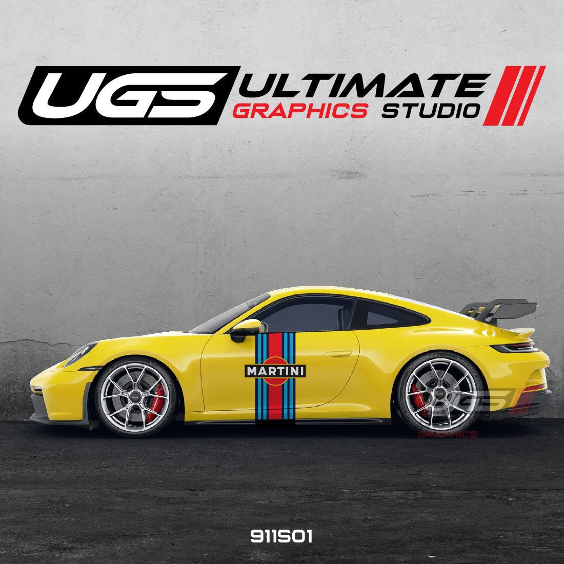 Porsche Carrera Vinyl Decals Graphics Custom Design