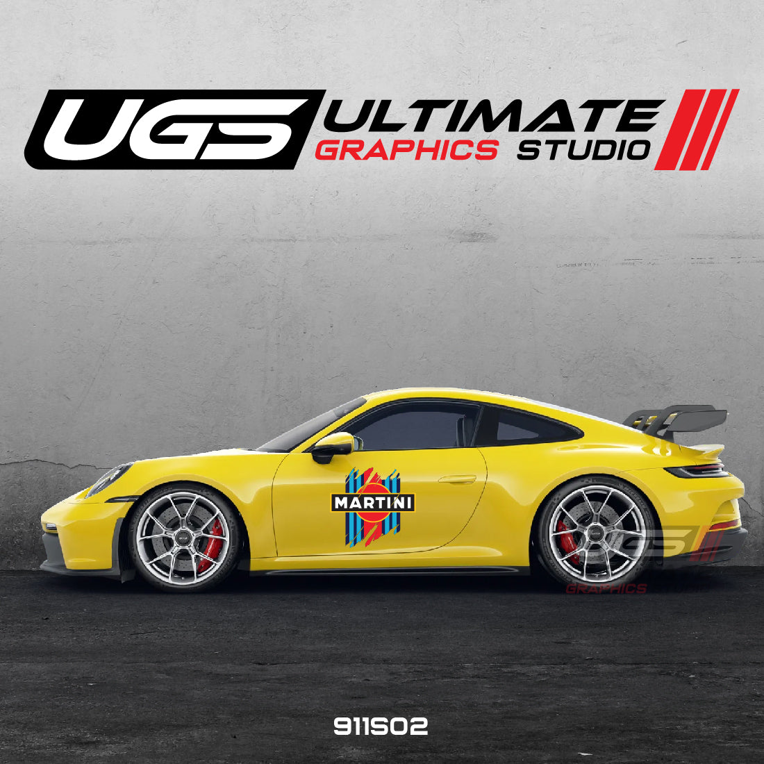 Porsche Carrera Vinyl Decals Graphics Custom Design