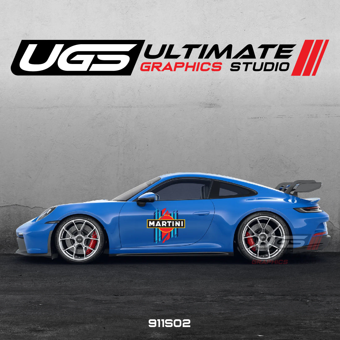 Porsche Carrera Vinyl Decals Graphics Custom Design