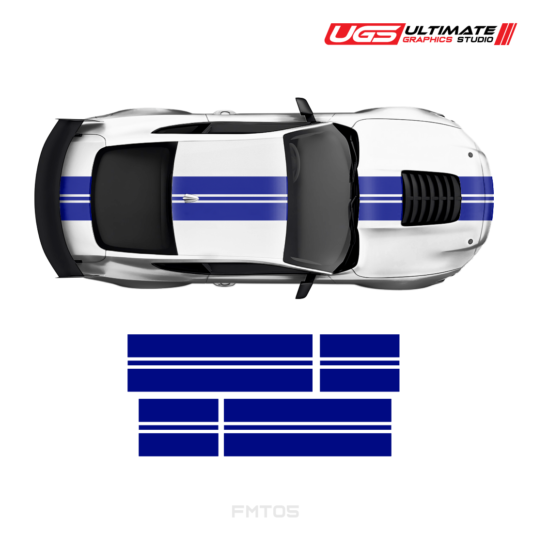 Vinyl Decals Graphics Custom Design Racing Stripe