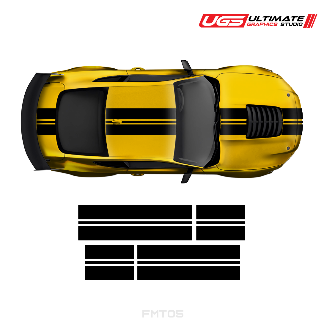 Vinyl Decals Graphics Custom Design Racing Stripe