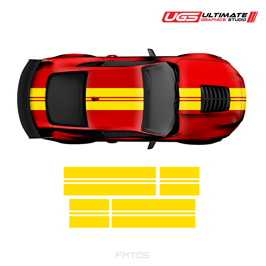 Vinyl Decals Graphics Custom Design Racing Stripe
