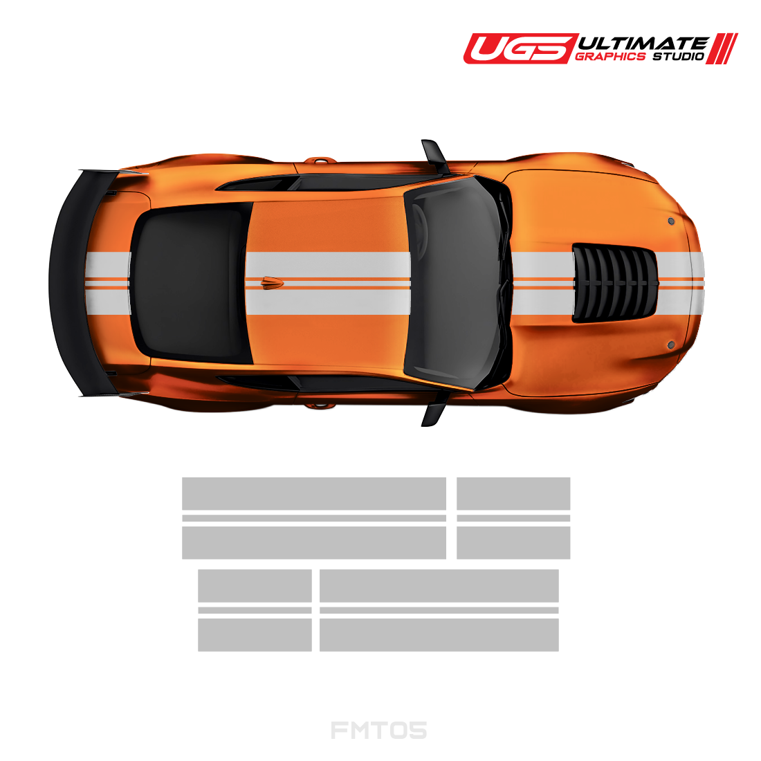 Vinyl Decals Graphics Custom Design Racing Stripe
