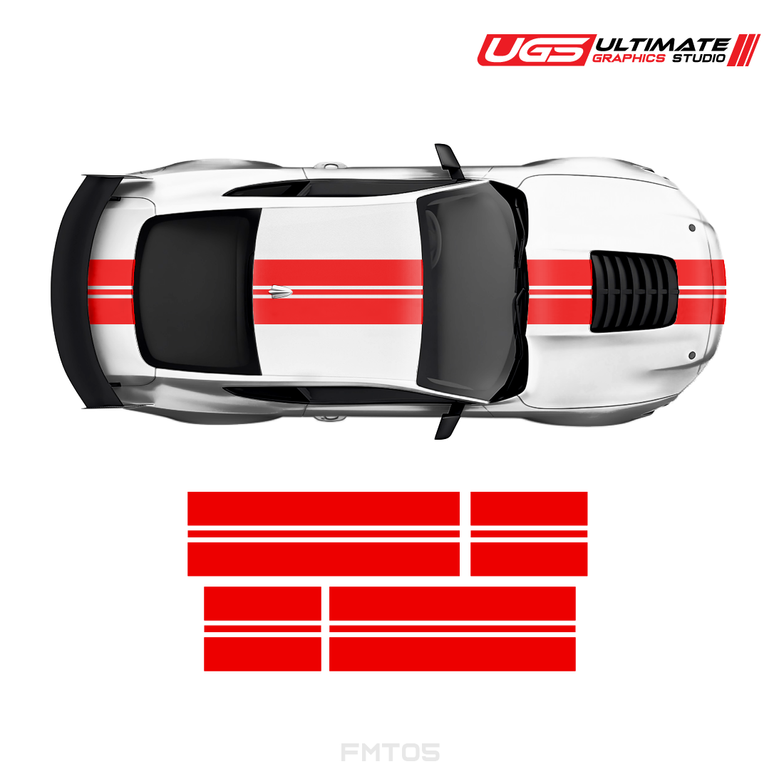 Vinyl Decals Graphics Custom Design Racing Stripe