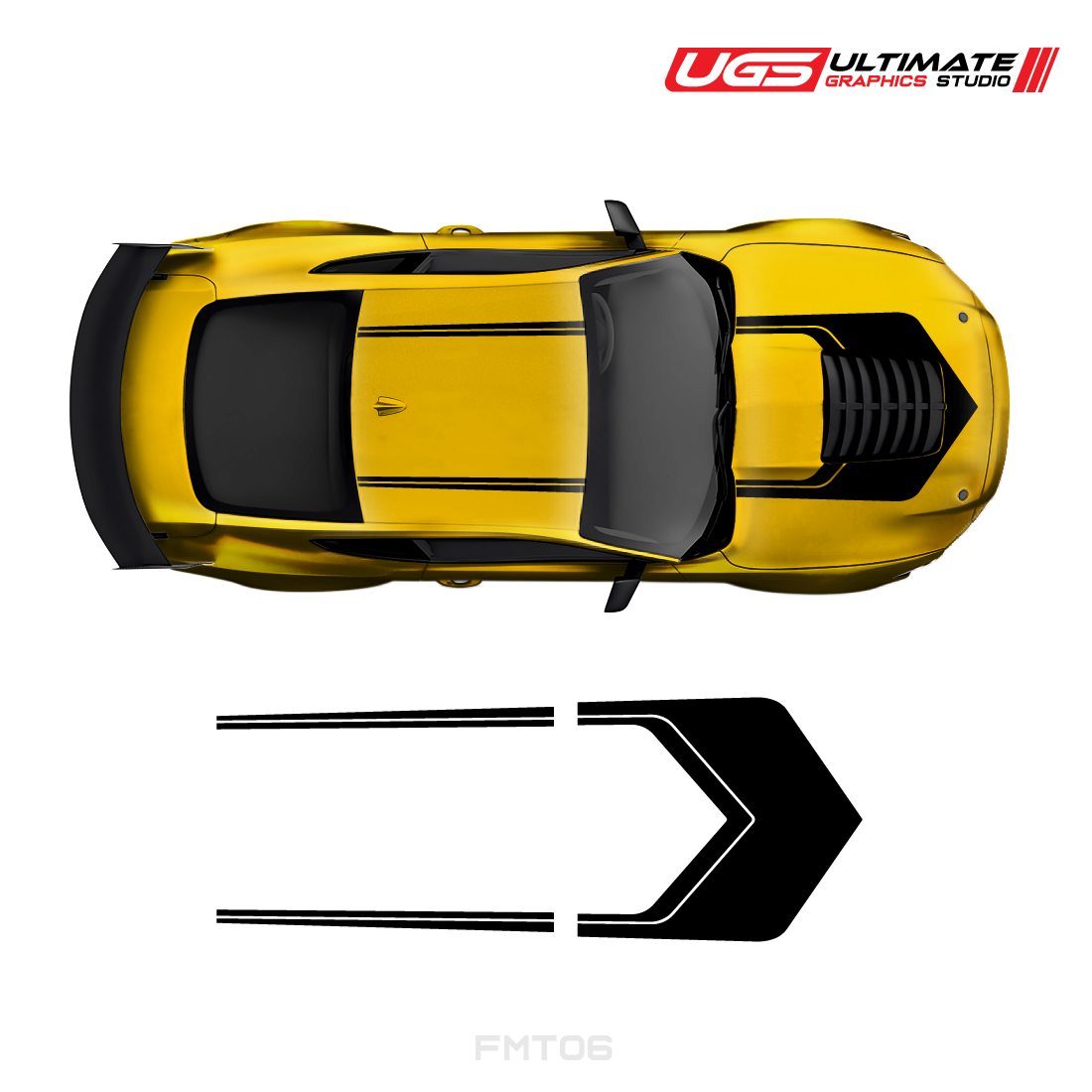 Vinyl Decals Graphics Custom Design Racing Stripe