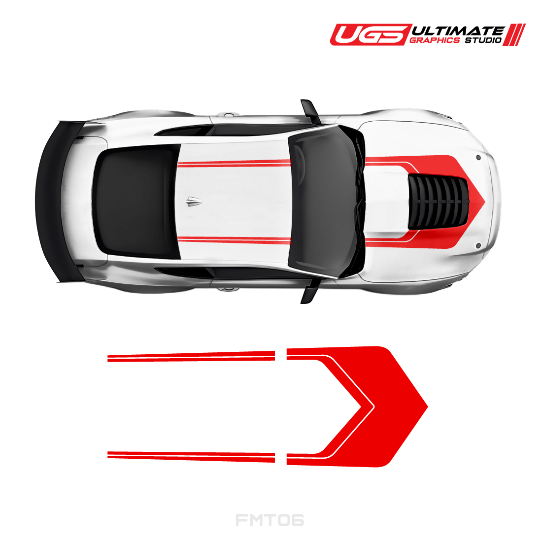 Vinyl Decals Graphics Custom Design Racing Stripe