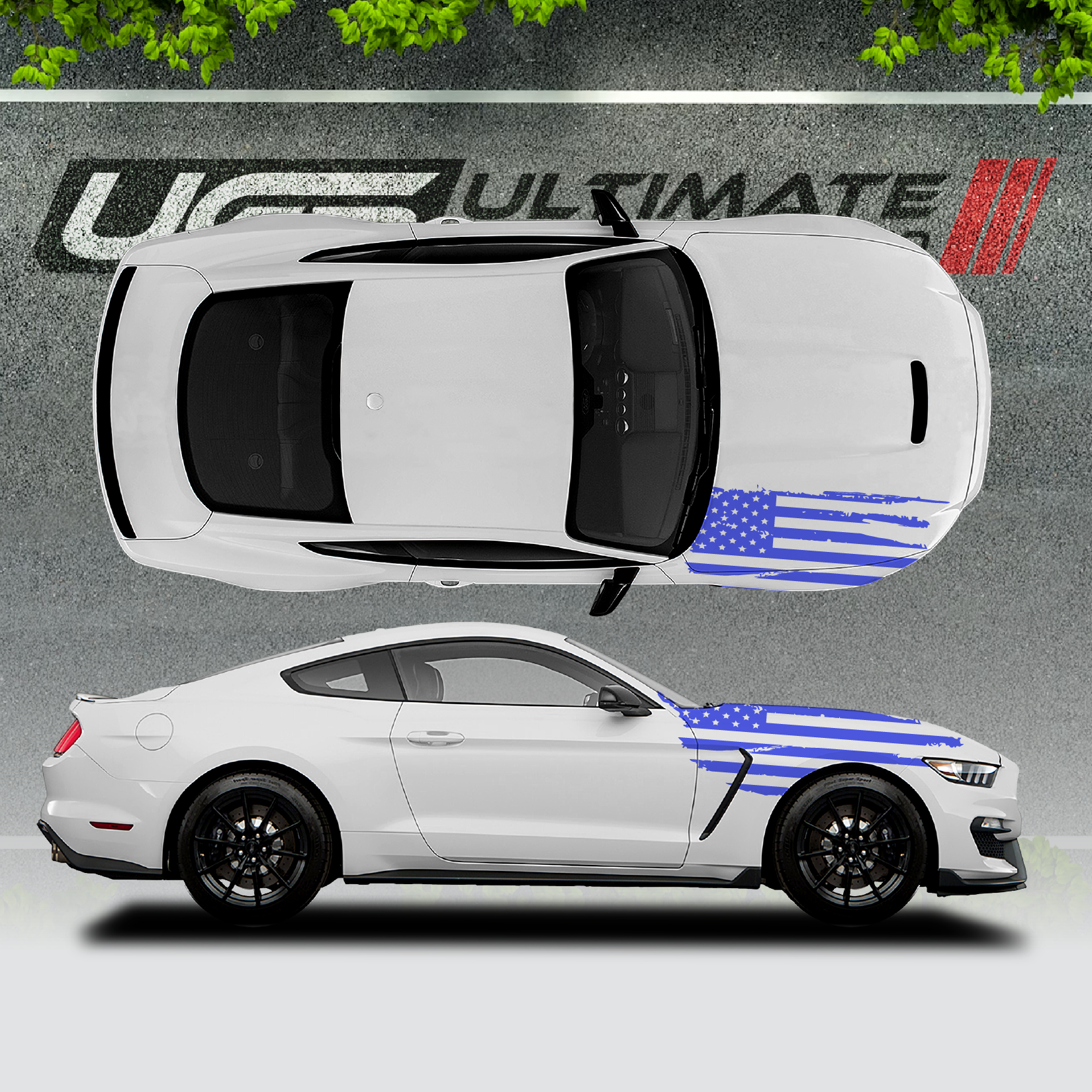 Ford Mustang Vinyl Decals Graphics Custom Design