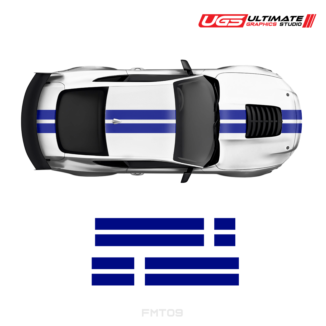 Vinyl Decals Graphics Custom Design Racing Stripe