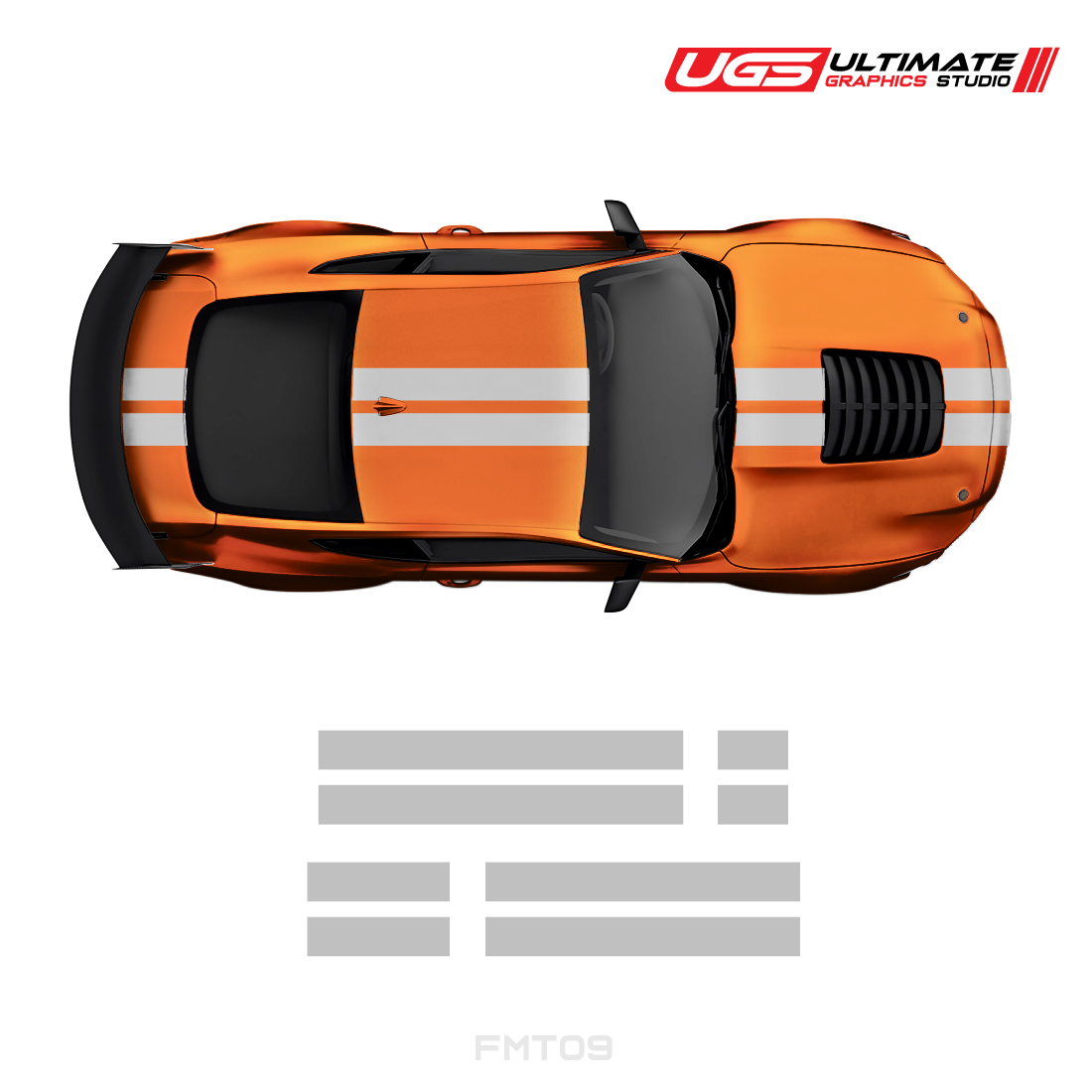 Vinyl Decals Graphics Custom Design Racing Stripe