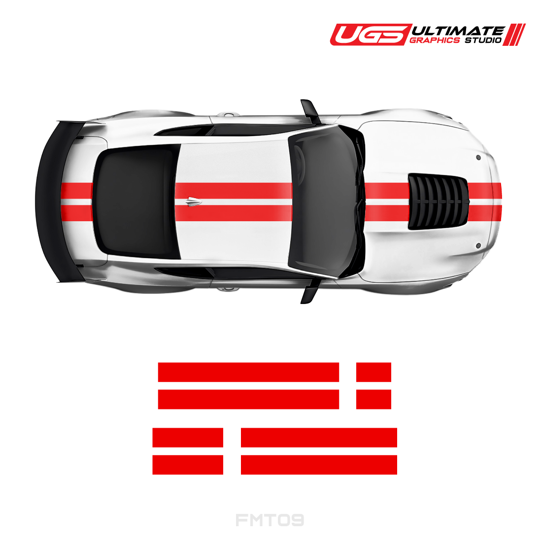 Vinyl Decals Graphics Custom Design Racing Stripe