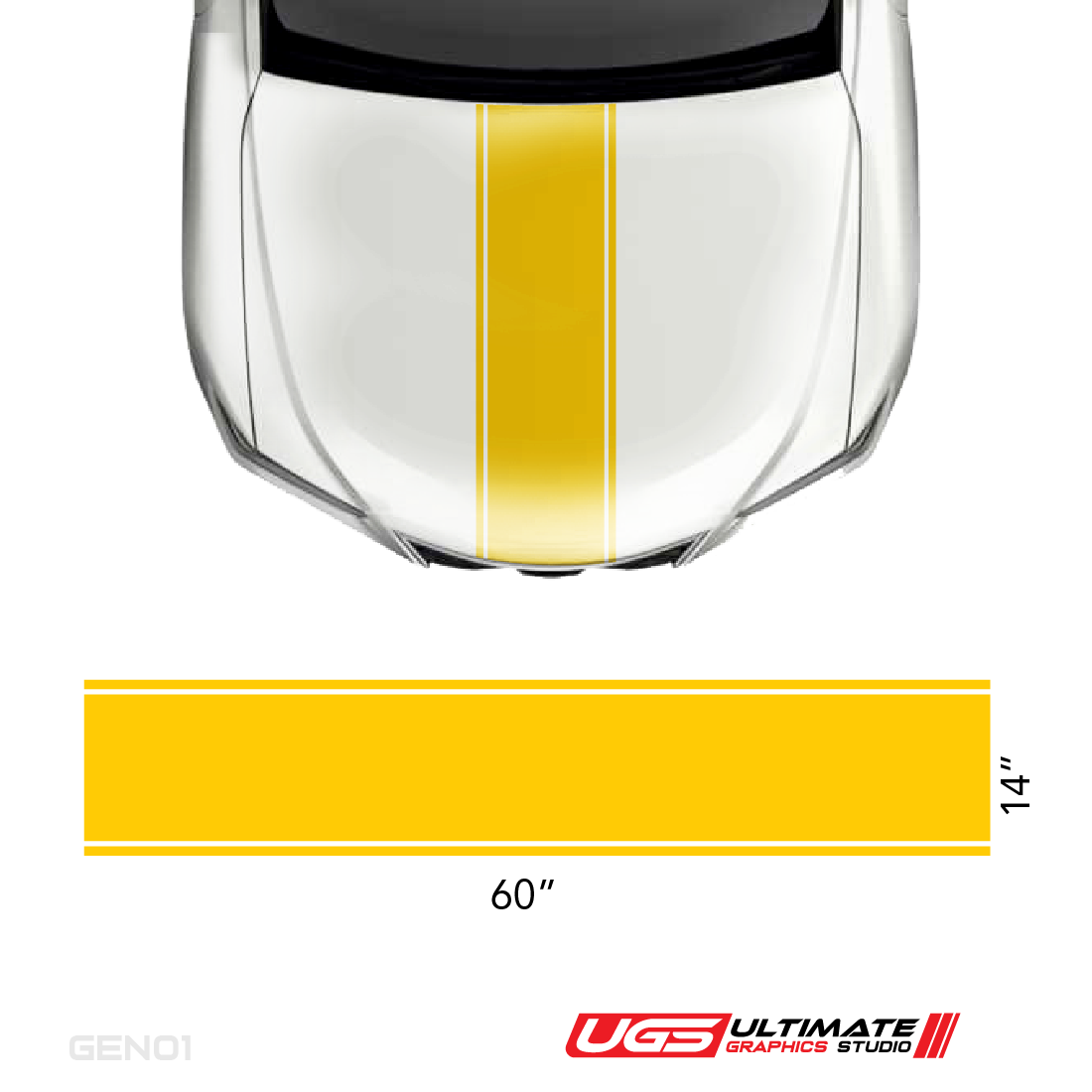 Vinyl Decals Graphics Custom Design Racing Stripe