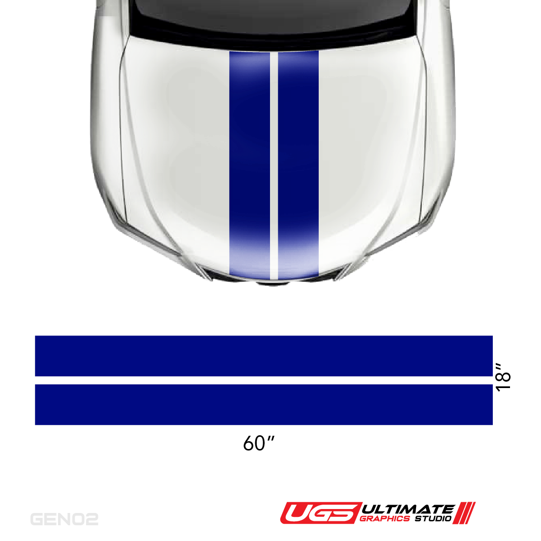 Vinyl Decals Graphics Custom Design Racing Stripe