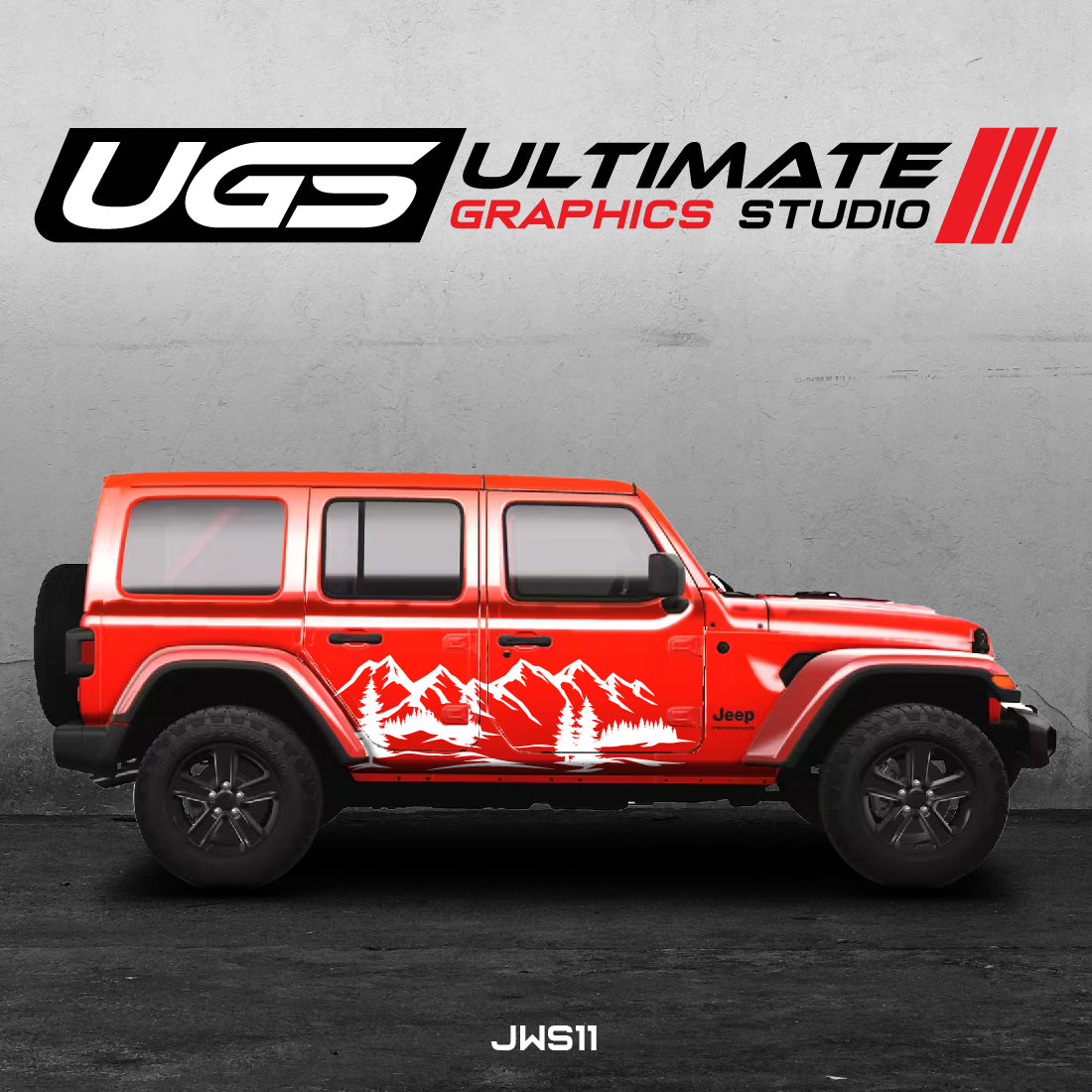Jeep Wrangler Vinyl Decals Graphics Custom Design