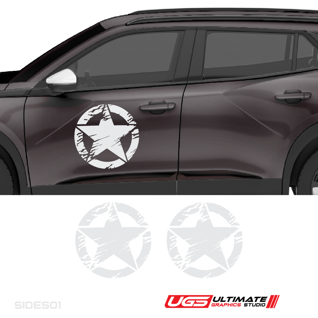 Vinyl Decals Graphics Custom Design Racing Stripe