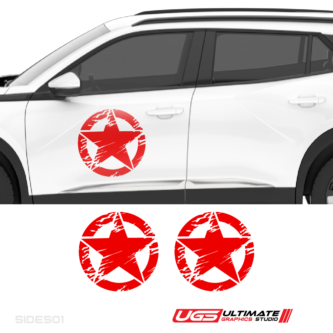 Vinyl Decals Graphics Custom Design Racing Stripe