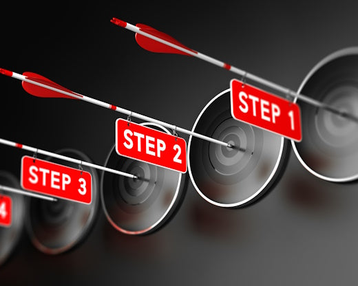 step by step