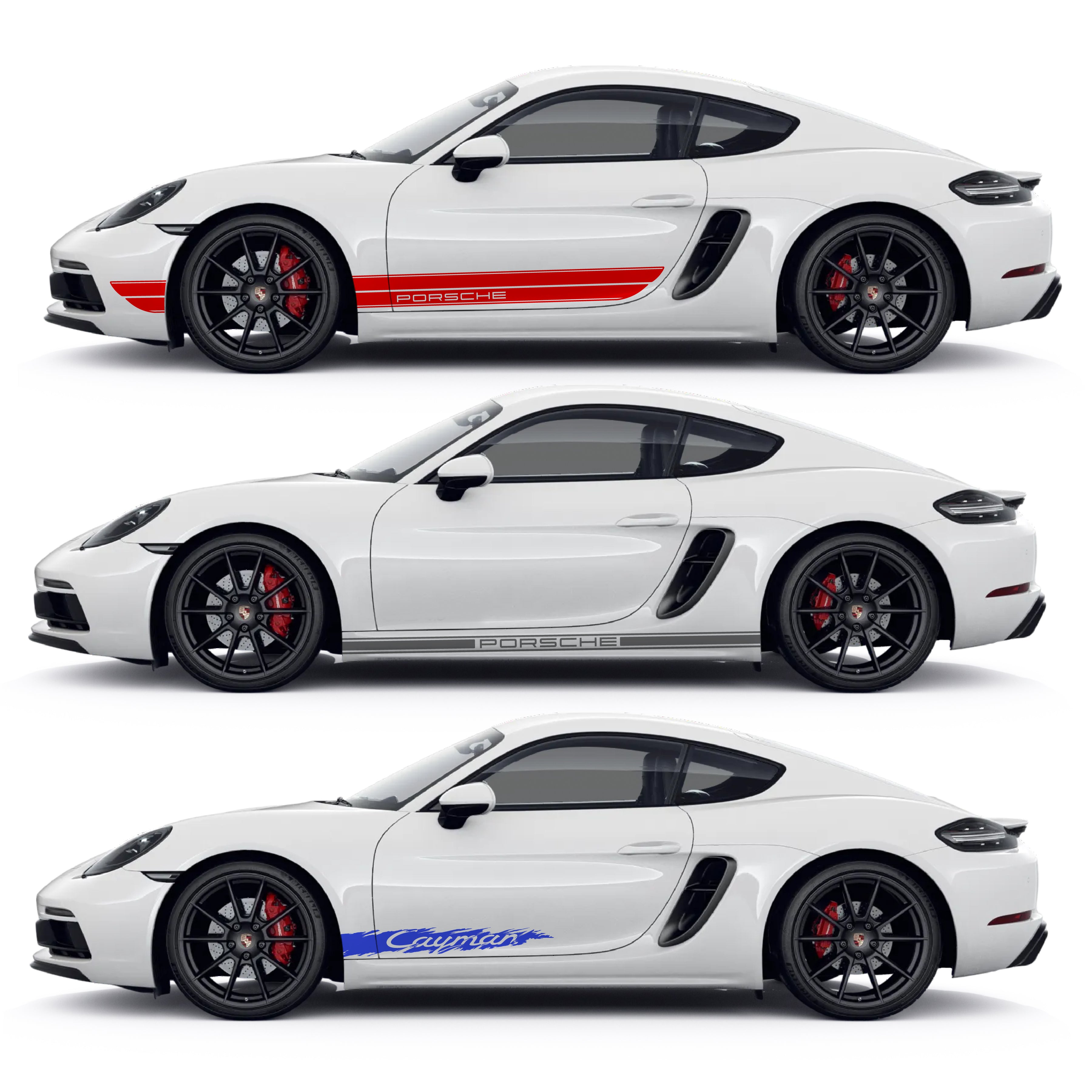 Porsche Cayman Vinyl Decals Graphics Custom Design