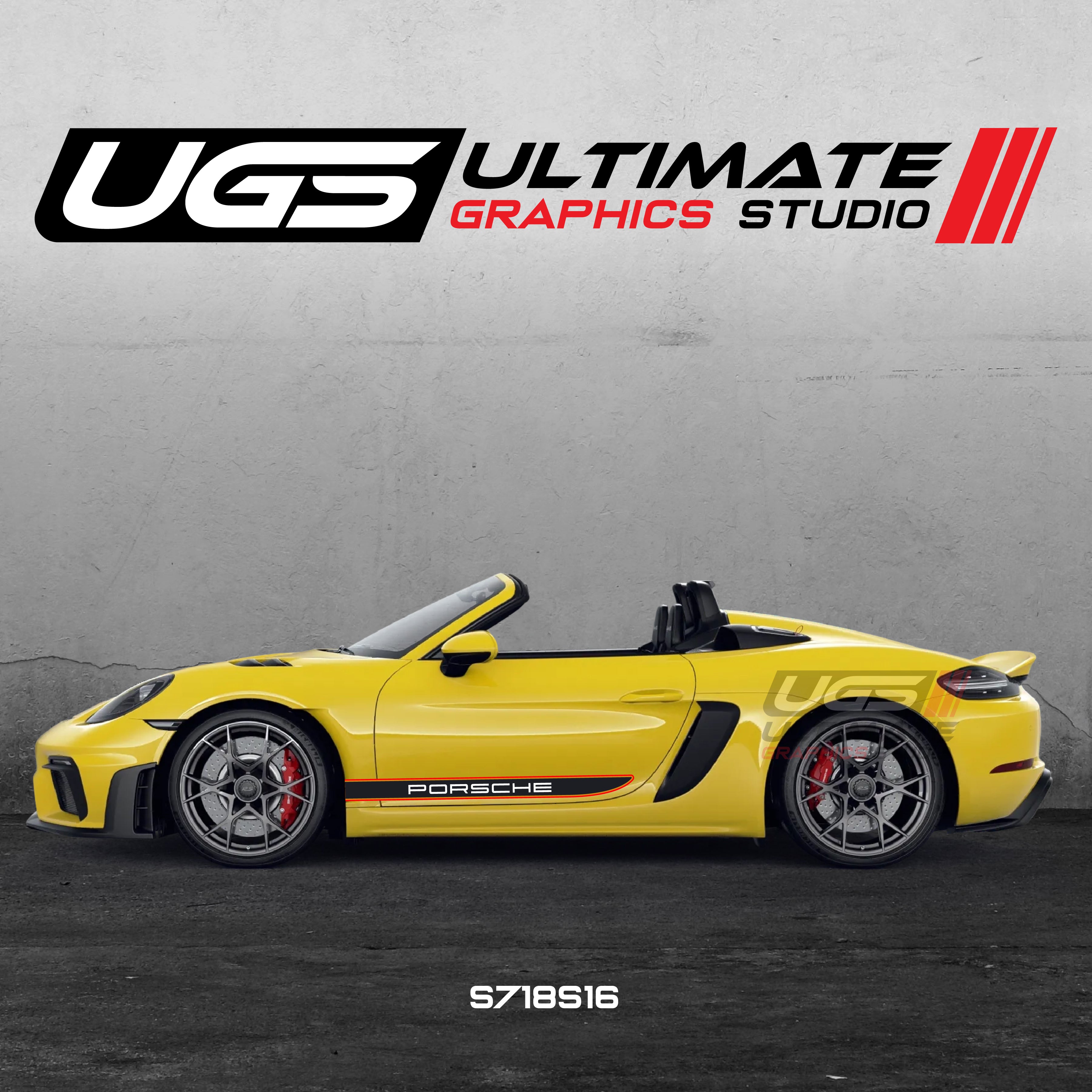 Porsche decals hotsell