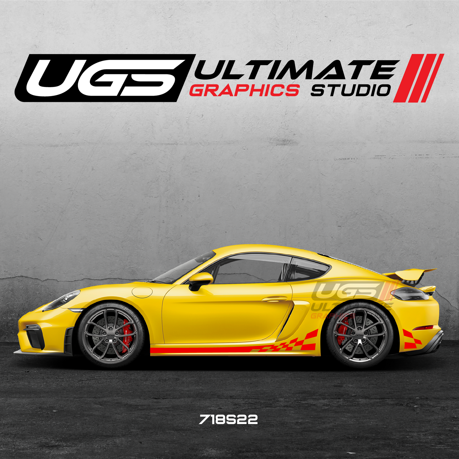 Cayman / GT4 | Vinyl Graphics - Kits - Stripes – Ultimate Graphics Studio