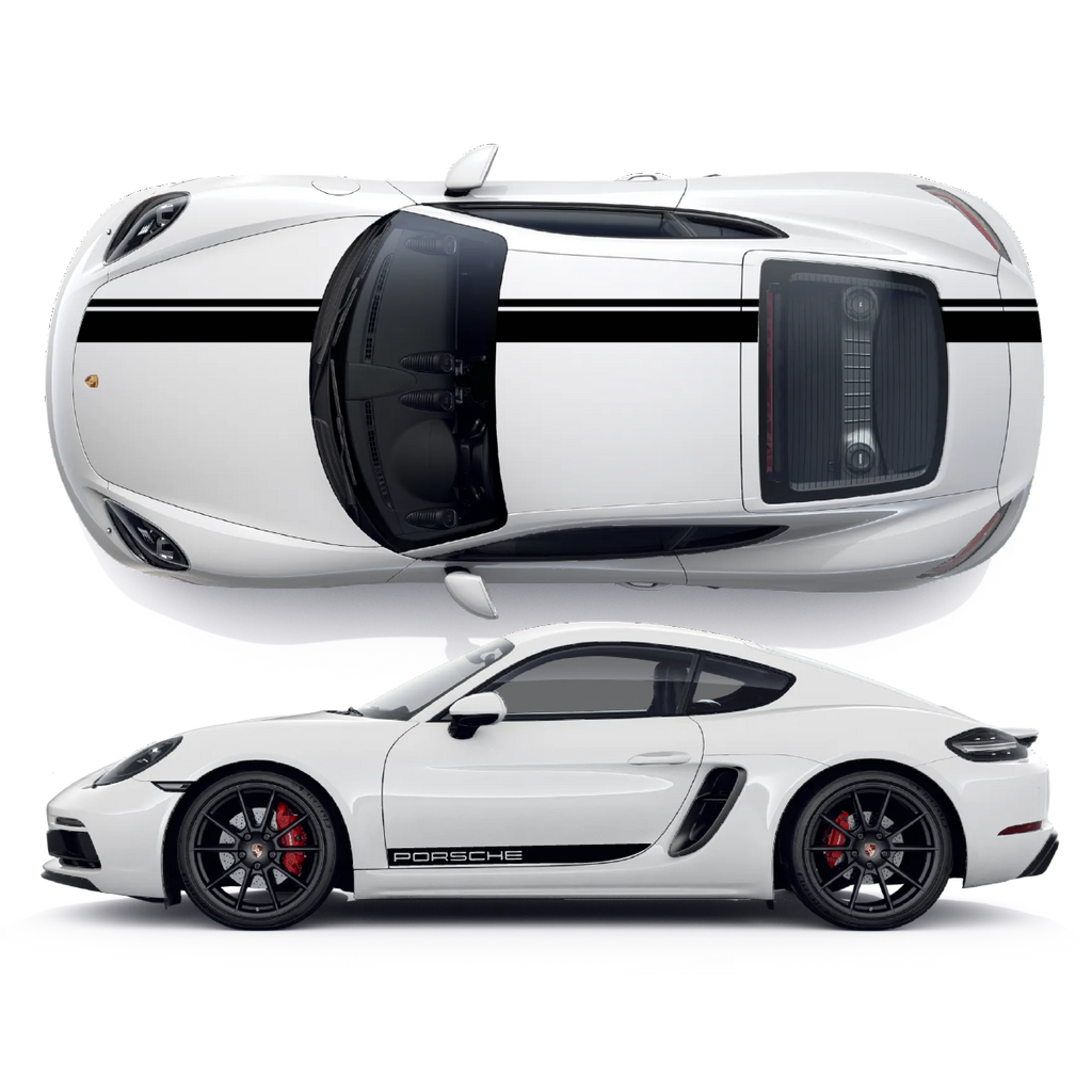 Porsche Cayman Vinyl Decals Graphics Custom Design