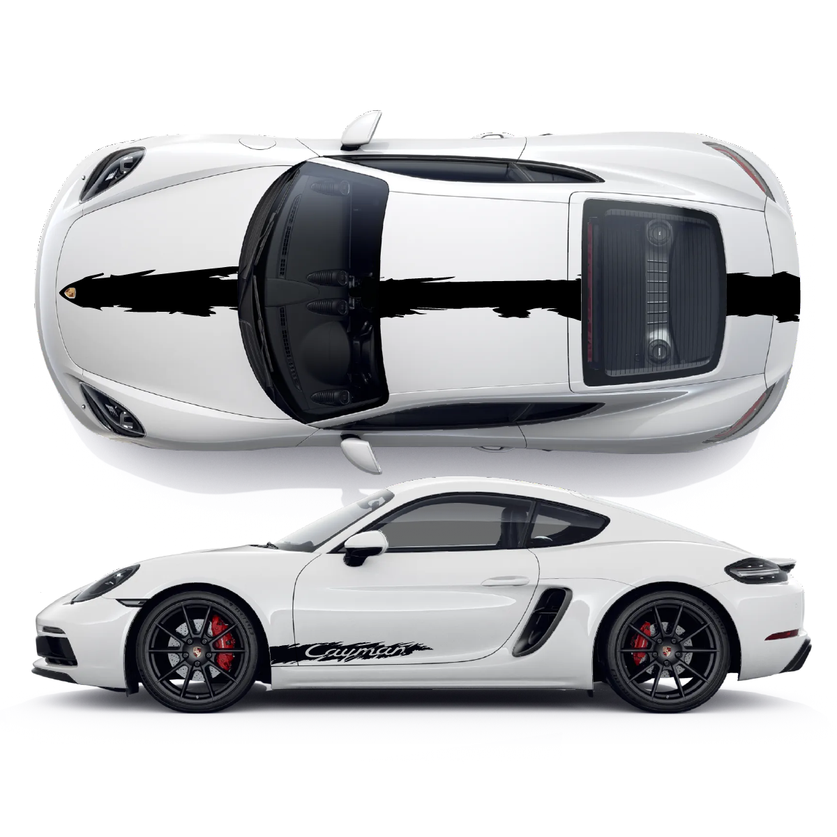 Porsche Cayman Vinyl Decals Graphics Custom Design