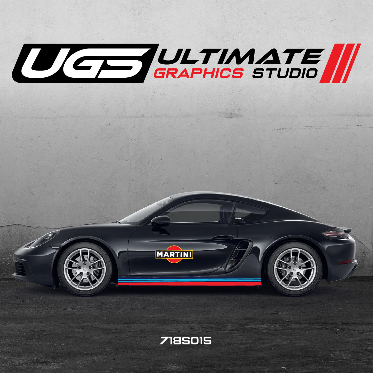 ポルシェ】 PORSCHE 718 Cayman GT4 e ステッカー｜アクセサリー
