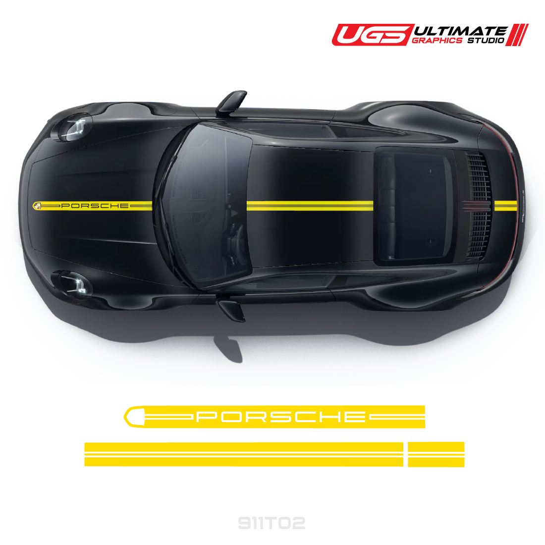 Porsche 1 Color Top Stripe – Ultimate Graphics Studio Porsche 1 Color Top Stripe – Ultimate Graphics Studio