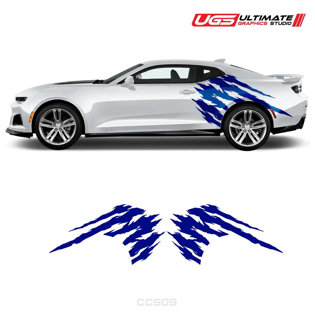 Chevrolet Camaro Side Scratch Marks Graphics