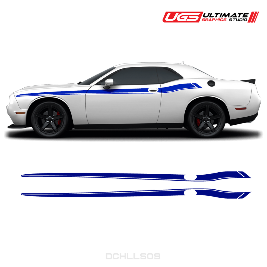 Dodge Challenger Side Graphics – Ultimate Graphics Studio
