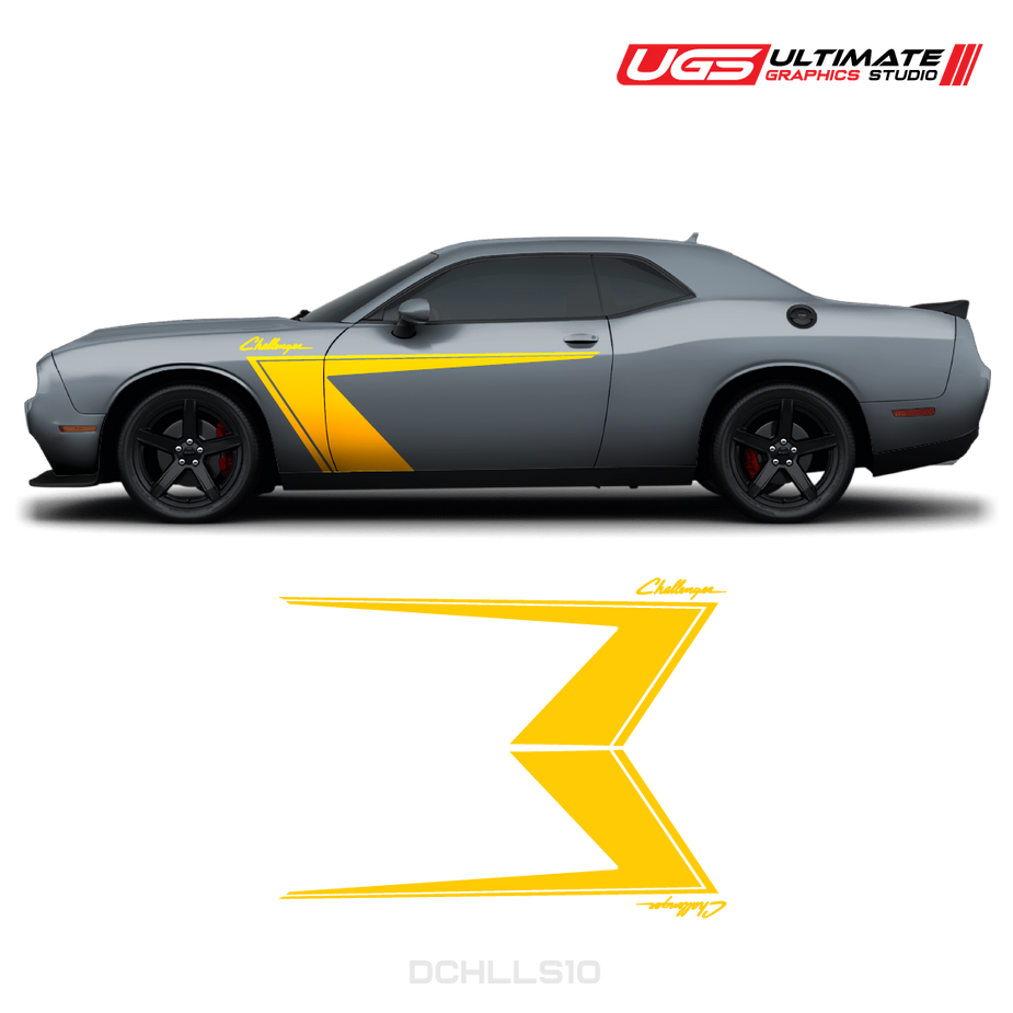 Dodge Challenger Side Graphics – Ultimate Graphics Studio