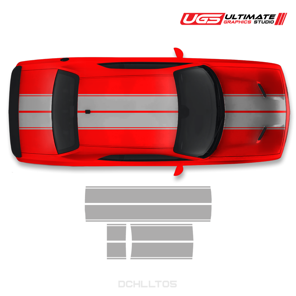 Dodge Challenger Top Wider Dual Graphics