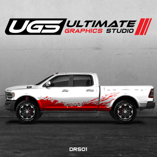 Dodge Ram Dirt Mark Graphics – Ultimate Graphics Studio