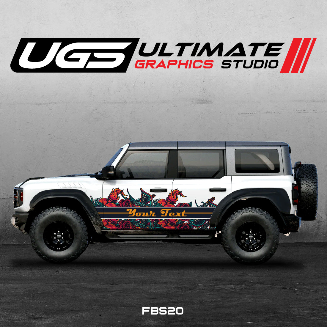 Ford Bronco Vinyl Decals Graphics Custom Design