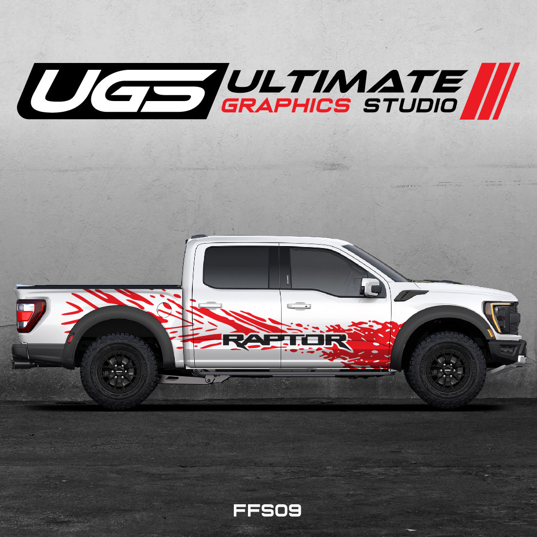F 150 Raptor Graphics 2 Color