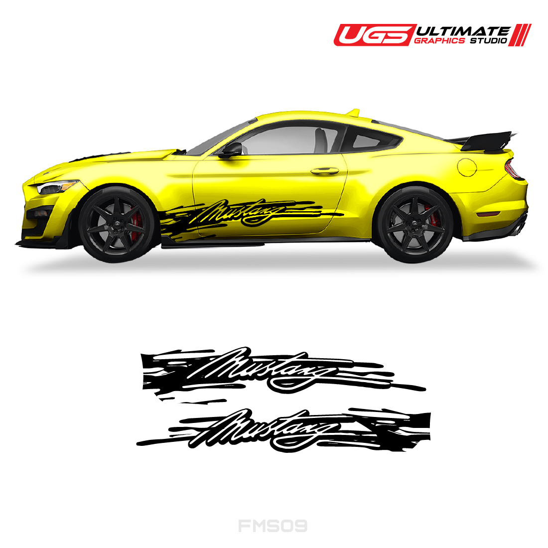 Ford Mustang Splash Design – Ultimate Graphics Studio