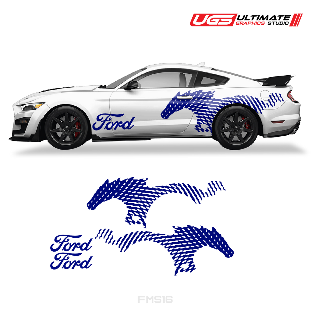 Design One Racing Decals Ford Mustang Graphics | Logos - Designs - Accents