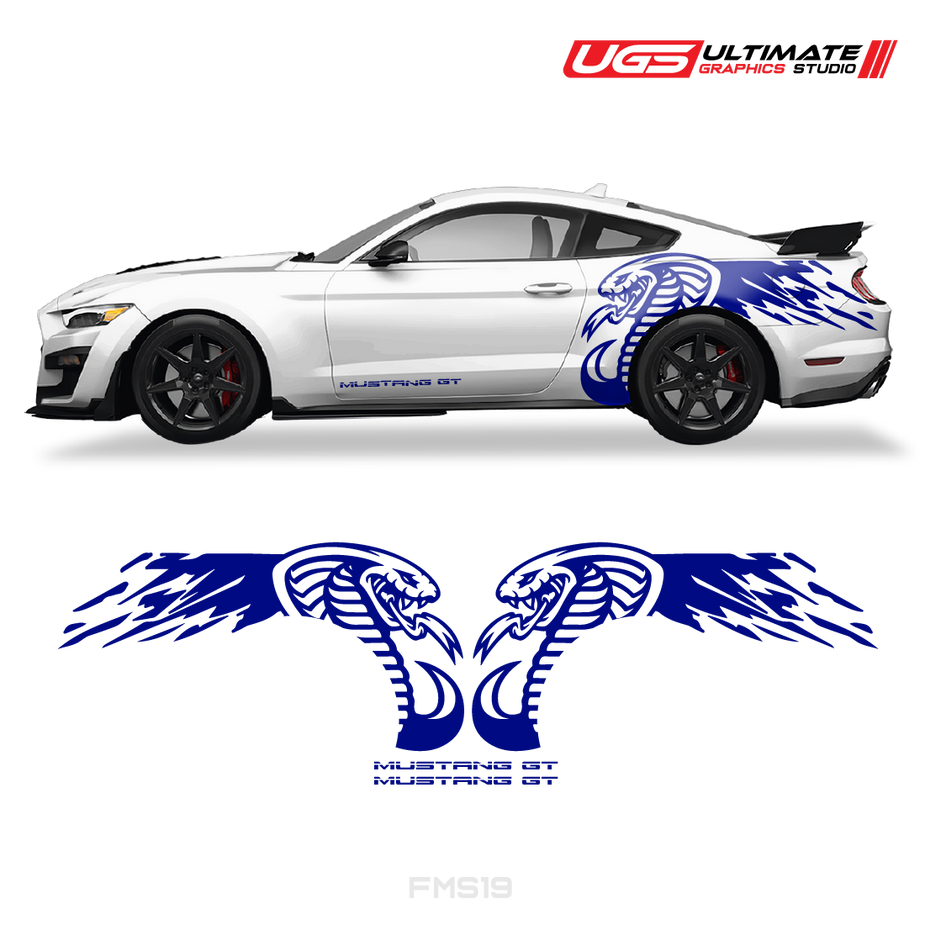 Ford Mustang Cobra Side Graphics / Mustang GT – Ultimate Graphics Studio