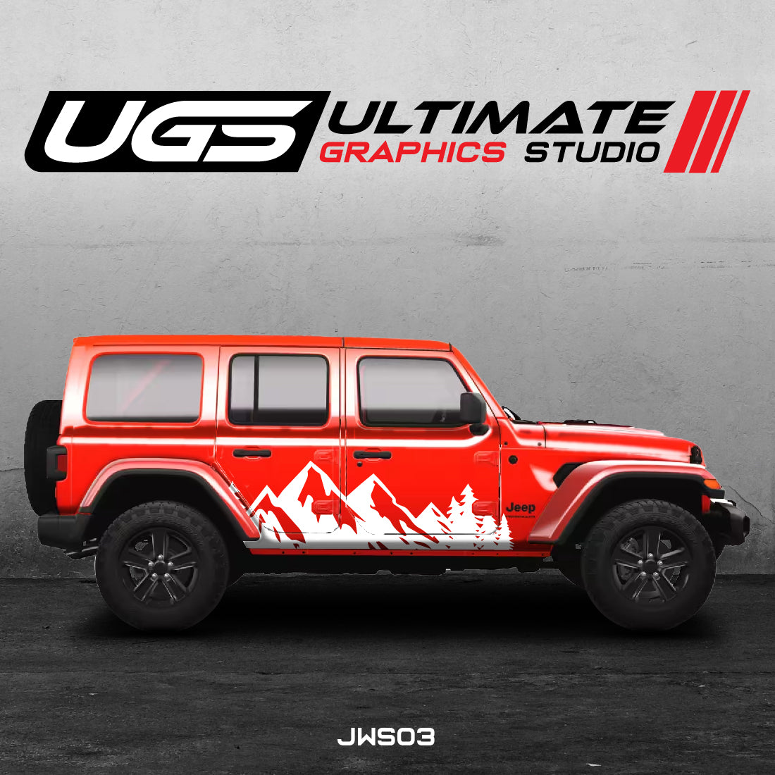 Jeep Wrangler Vinyl Decals Graphics Custom Design