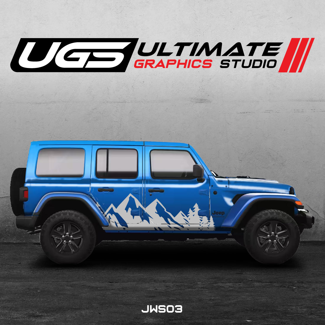 Jeep Wrangler Vinyl Decals Graphics Custom Design