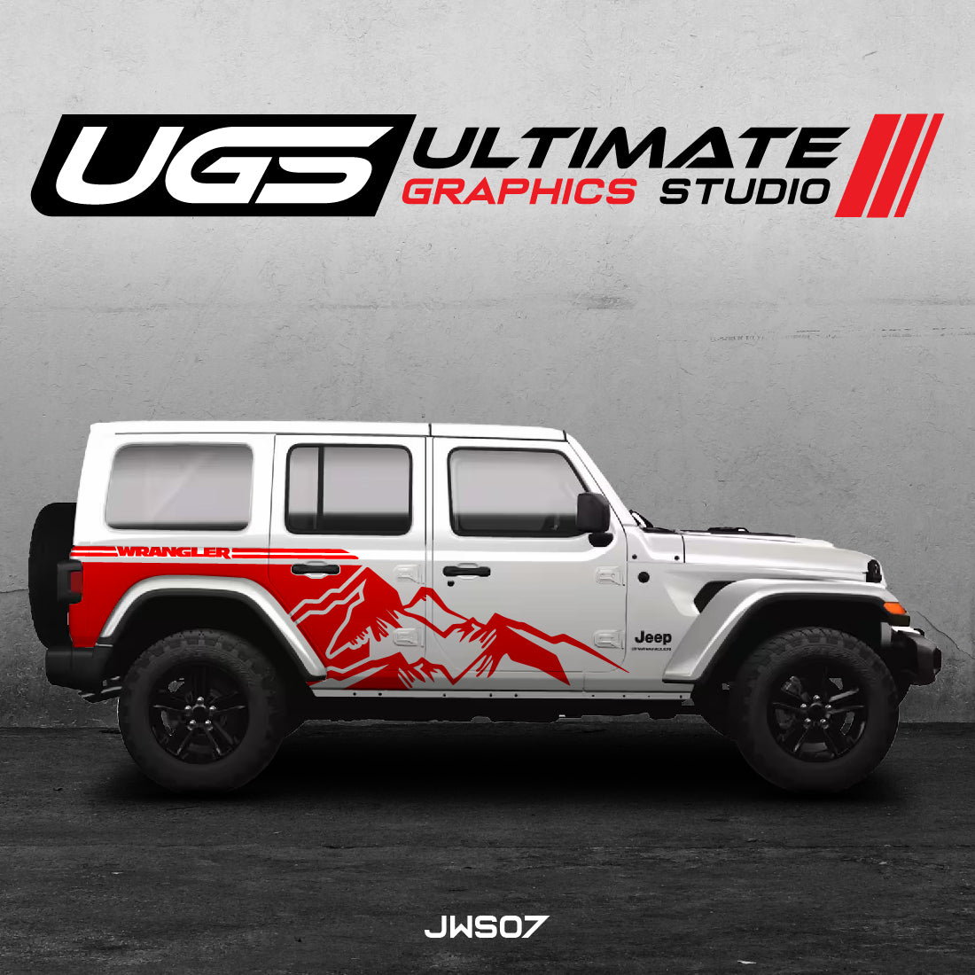 Jeep Wrangler Vinyl Decals Graphics Custom Design