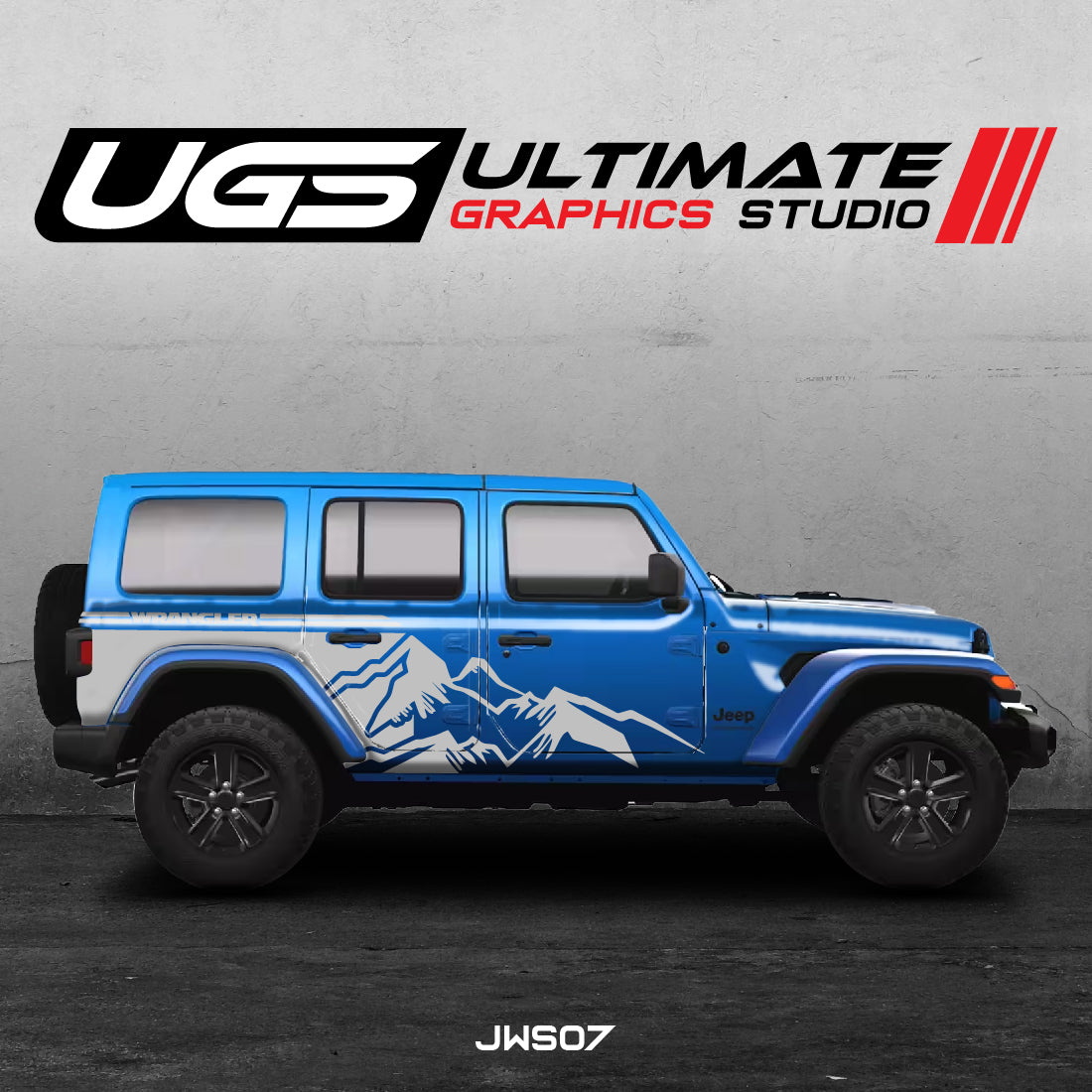 Jeep Wrangler Vinyl Decals Graphics Custom Design