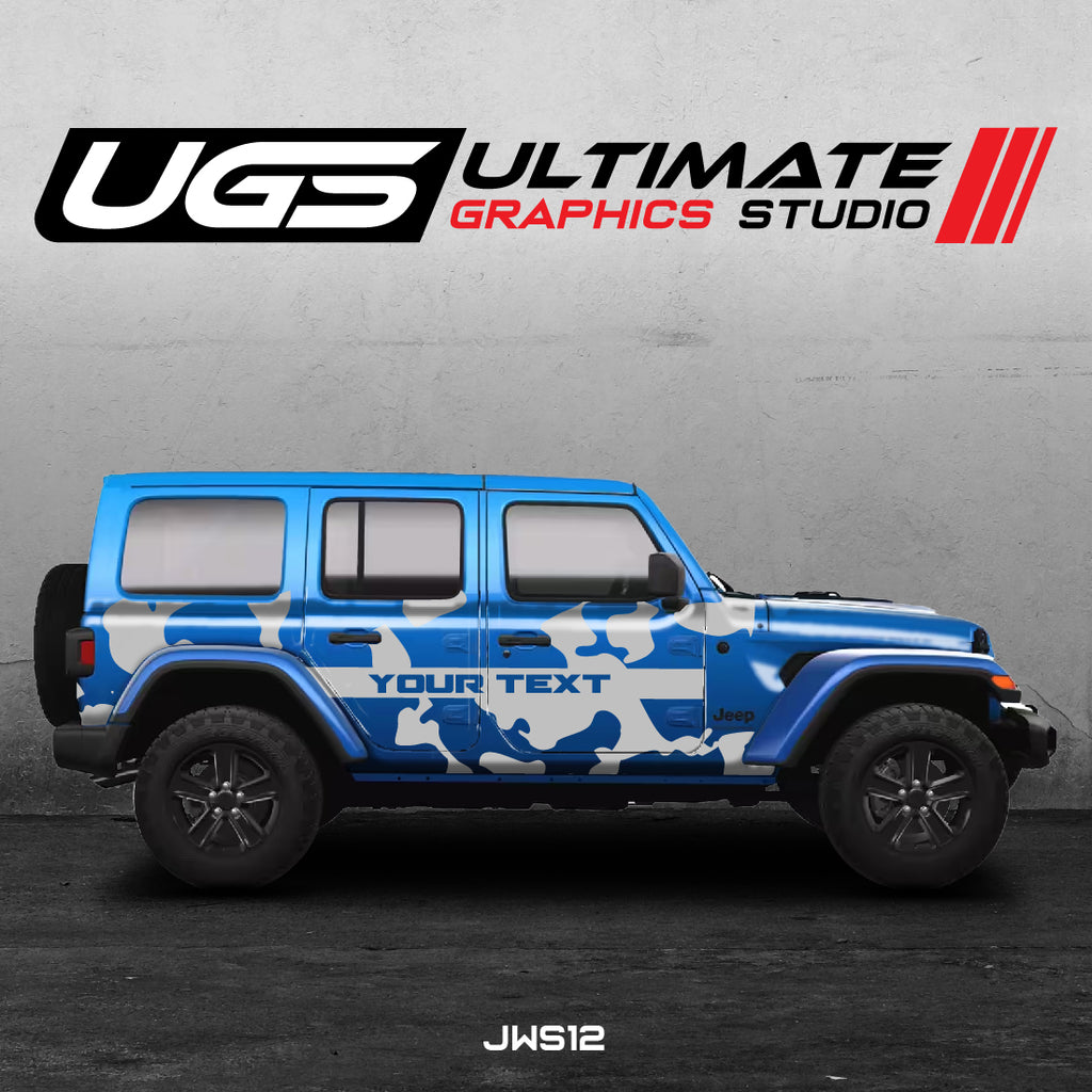 Jeep Wrangler Vinyl Decals Graphics Custom Design