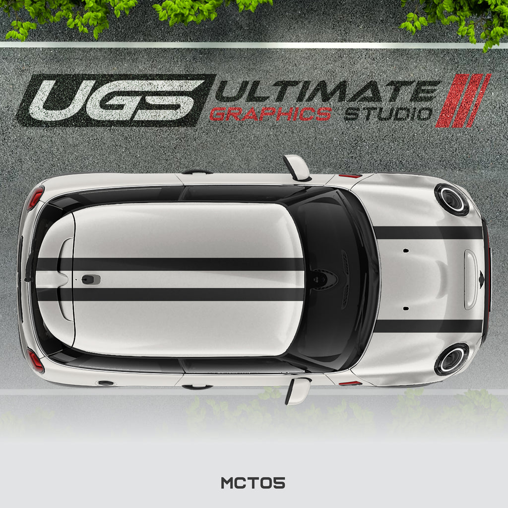 Mini Cooper R60 Graphics Mini Cooper Vinyl Graphics | Decal Logos - Colors