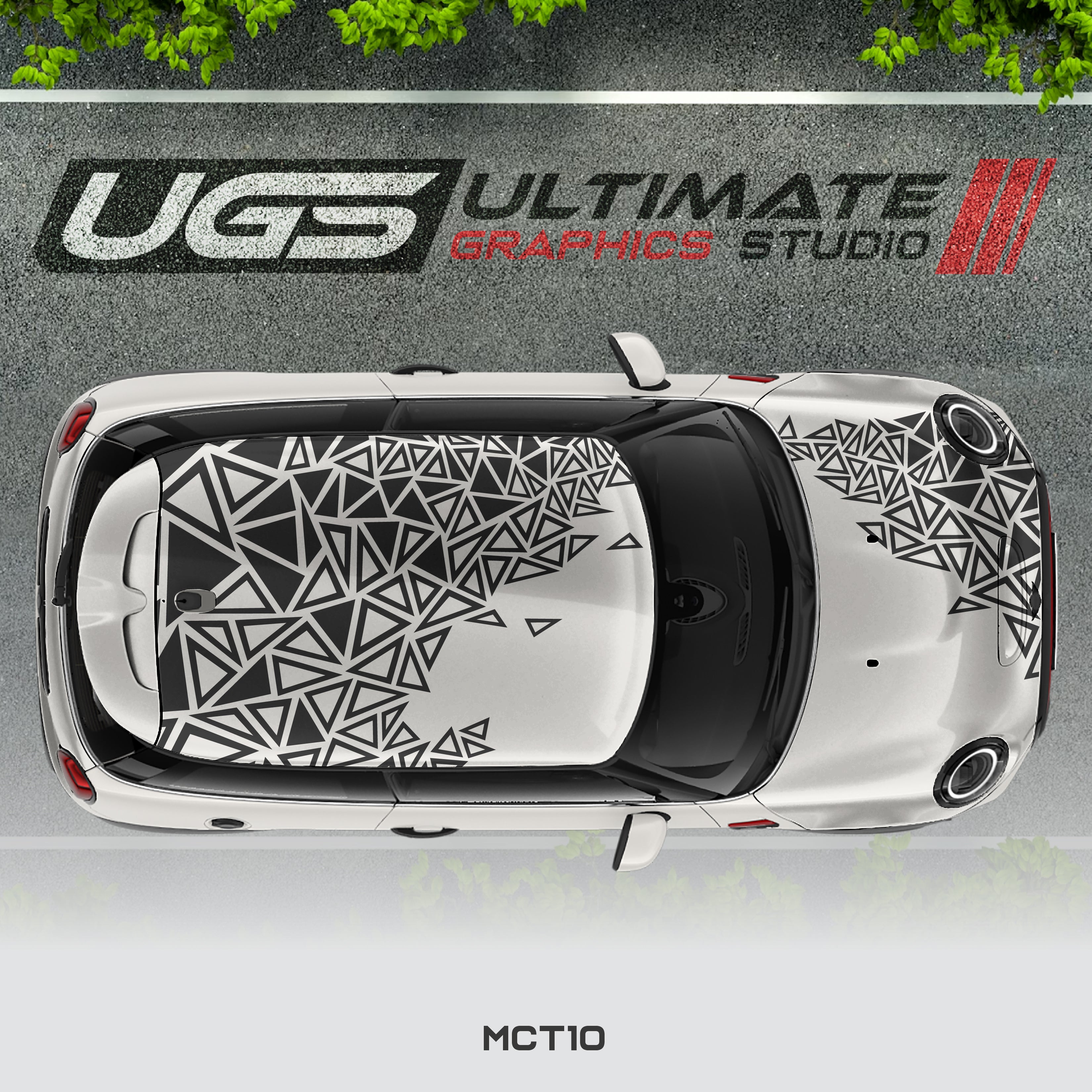 Mini Cooper Top Abstract Pattern Graphics – Ultimate