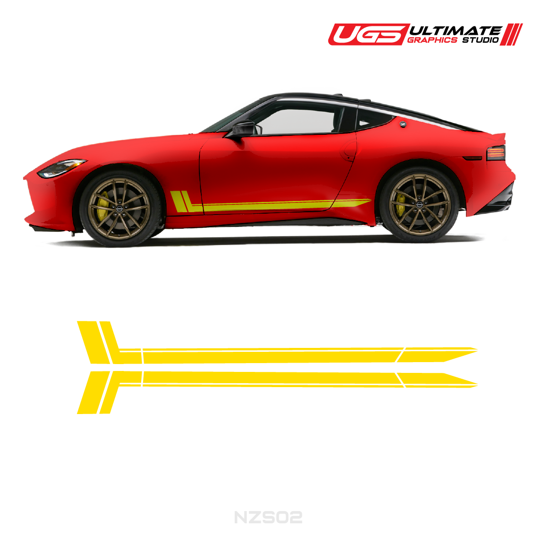 Nissan Z Side Skirt Graphics – Ultimate Graphics Studio